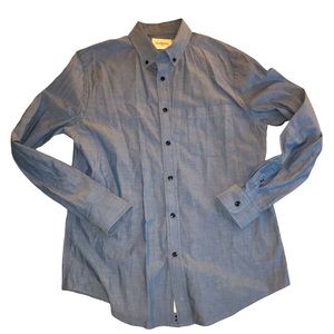 2/$20 Goodfellow M chambray button down, all cotton ‘Northrop’- read detail